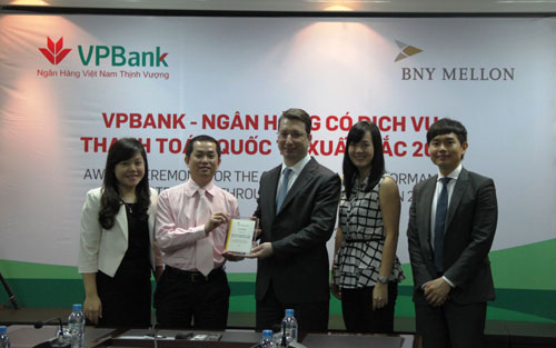 VPBank nhận 4 giải thưởng quốc tế uy tín