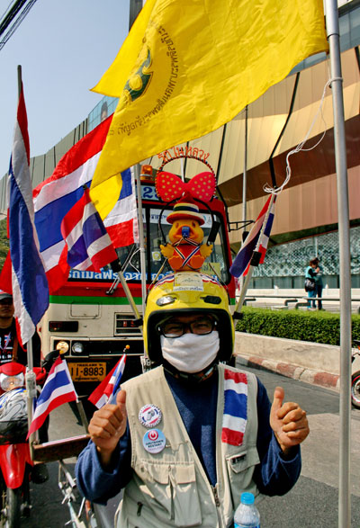 Phe biểu tình Thái Lan lại chiếm đường phố