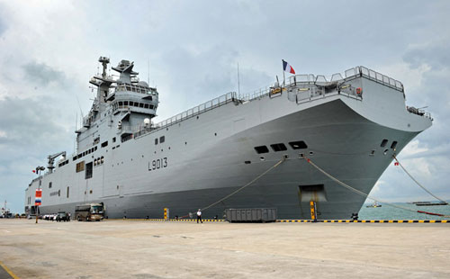 Hạm đội biển Đen Nga sẽ nhận tàu sân bay trực thăng Mistral