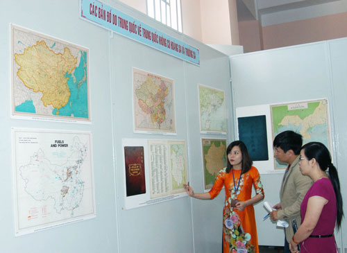 Triển lãm bản đồ, hình ảnh Hoàng Sa, Trường Sa