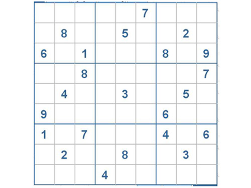 Mời các bạn thử sức với ô số Sudoku 2711 mức độ Khó