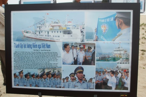 Hai bộ ảnh về kiểm ngư và con tàu cá của ngư dân Đà Nẵng bị đâm chìm