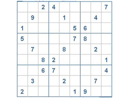 Mời các bạn thử sức với ô số Sudoku 2730 mức độ Khó