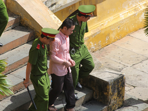 Bị cáo Tuấn sau phiên xử