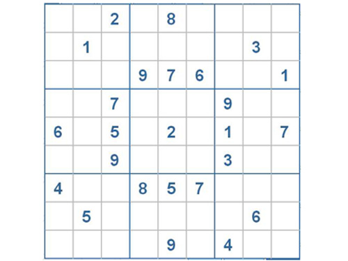 Mời các bạn thử sức với ô số Sudoku 2732 mức độ Khó