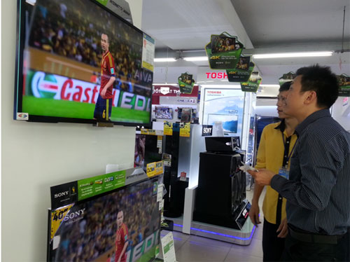 Ti vi bán chạy trước mùa World Cup