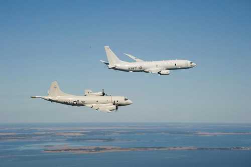 Mỹ sẽ tăng cường hoạt động của máy bay trinh sát tại các vùng tranh chấp - Ảnh: US Navy
