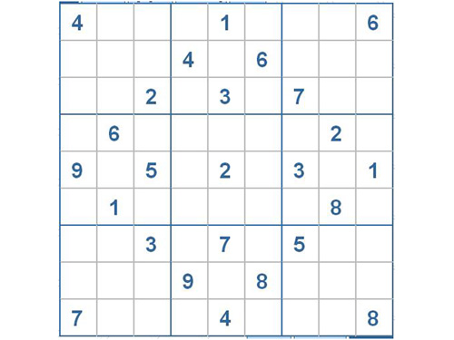 Mời các bạn thử sức với ô số Sudoku 2749 mức độ Khó