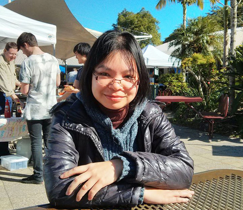 Minh Hồng - một trong những sinh viên Việt Nam tại trường SCU - Ảnh: Nhân vật cung cấp