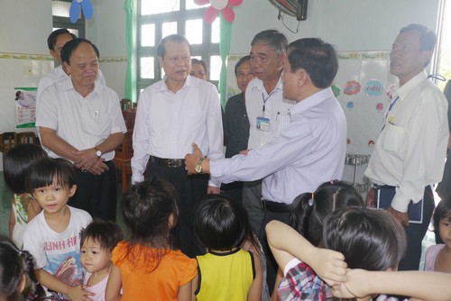 Phó Thủ tướng Vũ Văn Ninh thăm Trường mầm non xã Phước Sơn