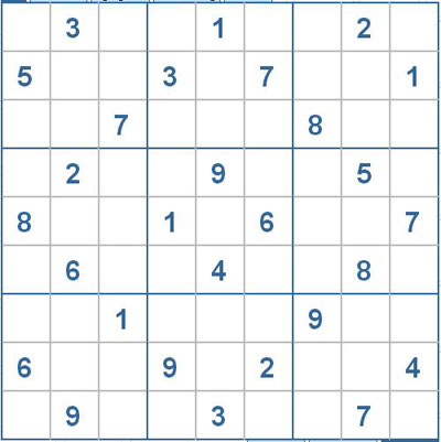 Mời các bạn thử sức với ô số Sudoku 2754 mức độ Khó