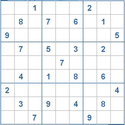 Mời các bạn thử sức với ô số Sudoku 2760 mức độ Khó