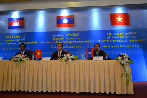 Việt Nam- Lào- Campuchia hợp tác phòng chống tội phạm 1
