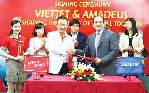 VietJet gia nhập hệ thống phân phối toàn cầu Amadeus