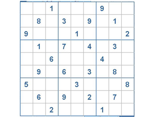 Mời các bạn thử sức với ô số Sudoku 2773 mức độ Khó