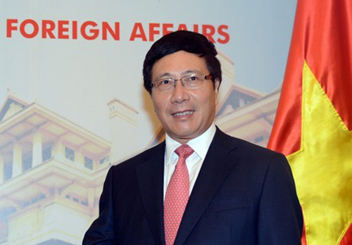 Phó Thủ tướng Phạm Bình Minh: Hoạt động ngoại giao đa phương vừa đóng góp vào công việc chung của thế giới vừa góp phần vào công cuộc phát triển đất nước - Ảnh VGP/Hải Minh d