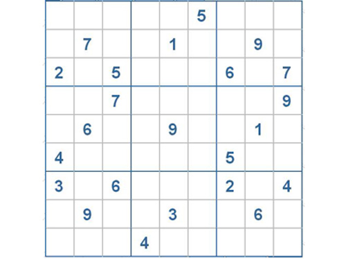 Mời các bạn thử sức với ô số Sudoku 2794 mức độ Khó