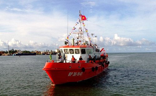 Lực lượng biên phòng Quảng Trị đưa vào hoạt động tàu tuần tra hiện đại