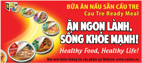 Bữa ăn nấu sẵn cầu tre (Cau Tre ready meal): Ăn ngon lành, sống khỏe mạnh!