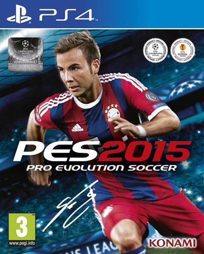 Mario Gotze lên bìa đĩa PES 2015