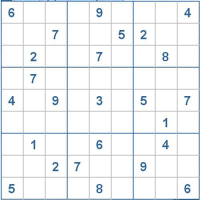 Mời các bạn thử sức với ô số Sudoku 2781 mức độ Khó