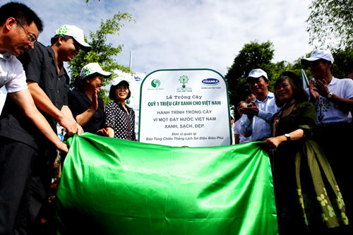 Quỹ 1 triệu cây xanh cho Việt Nam đến với Điện Biên 1