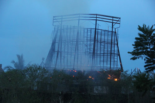 Hỏa hoạn tại dự án khu du lịch Rusalka 