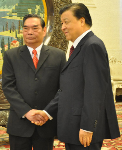 Ông Lê Hồng Anh và ông Lưu Vân Sơn 