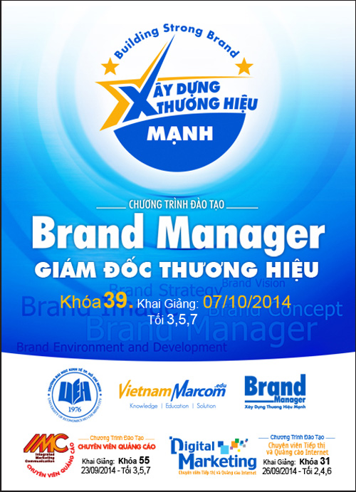 Khóa học Brand Manager – Giám Đốc Thương Hiệu