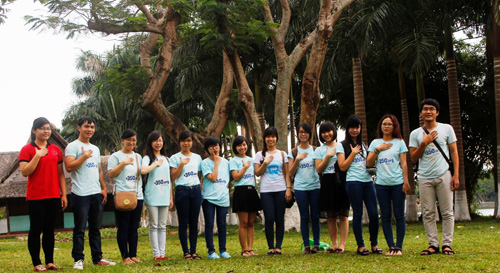 Các thành viên CLB 350.org Đà Nẵng - Ảnh: CLB cung cấp