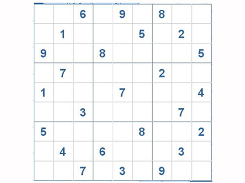 Mời các bạn thử sức với ô số Sudoku 2812 mức độ Khó