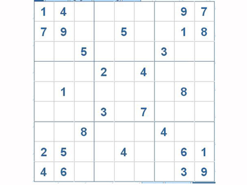 Mời các bạn thử sức với ô số Sudoku 2815 mức độ Khó