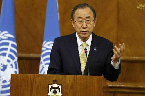 TTK LHQ Ban Ki-moon - Ảnh: Reuters 