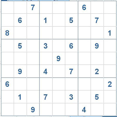 Mời các bạn thử sức với ô số Sudoku 2814 mức độ Khó