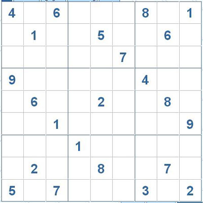 Mời các bạn thử sức với ô số Sudoku 2817 mức độ Khó