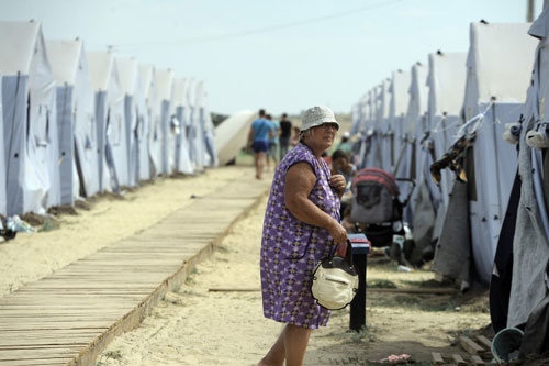 Hơn nửa triệu người Ukraine di tản vì giao tranh