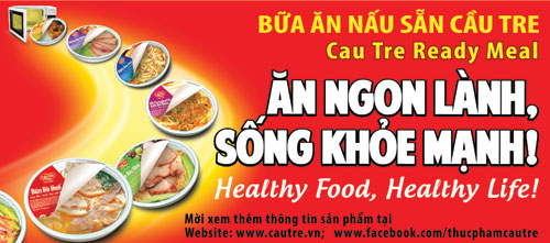 Bữa ăn nấu sẵn Cầu Tre: Ăn ngon lành, sống khỏe mạnh!