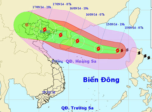 Bão số 3 ảnh hưởng trực tiếp từ Quảng Ninh đến Hải Phòng