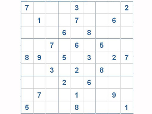 Mời các bạn thử sức với ô số Sudoku 2830 mức độ Khó
