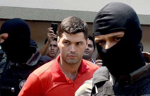 Thiago Henrique Gomes da Rocha lúc bị bắt giữ - Ảnh: AFP