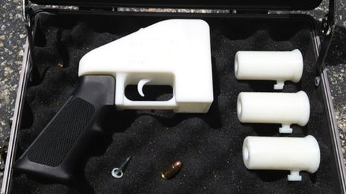Khẩu súng đầu tiên được in từ máy in 3D - Ảnh:BBC
