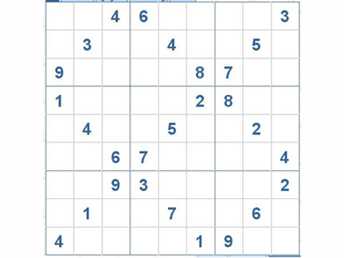 Mời các bạn thử sức với ô số Sudoku 2848 mức độ Khó
