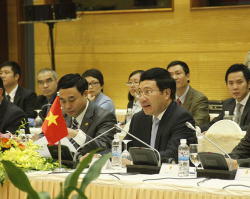 Phó Thủ tướng Phạm Bình Minh họp với Ủy viên Quốc vụ viện Trung Quốc Dương Khiết Trì 2