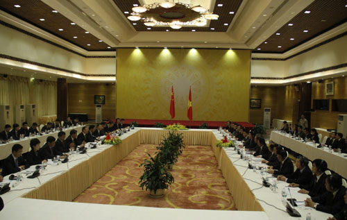 Phó Thủ tướng Phạm Bình Minh họp với Ủy viên Quốc vụ viện Trung Quốc Dương Khiết Trì 4