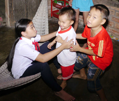 Gia đình ấm cúm của quán quân The voice kids Nguyễn Thiện Nhân 11