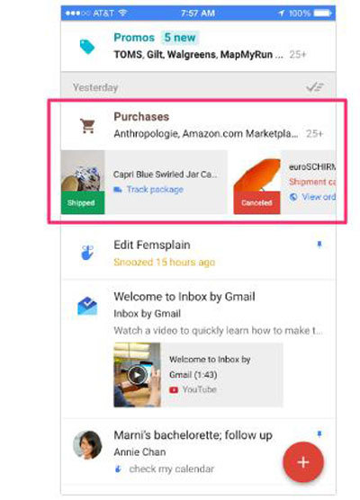 Google cải tổ email với ứng dụng Inbox 2