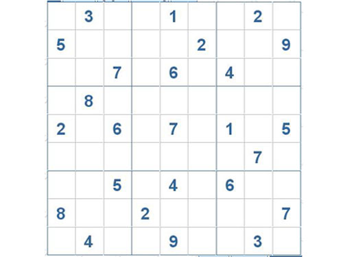 Mời các bạn thử sức với ô số Sudoku 2861 mức độ Khó d