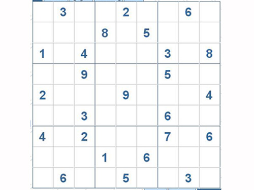 Mời các bạn thử sức với ô số Sudoku 2885 mức độ Khó