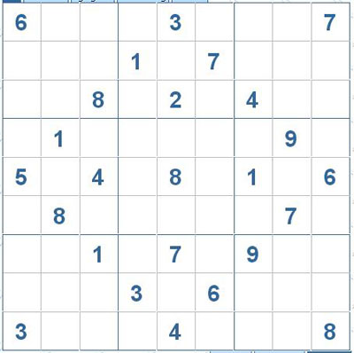 Mời các bạn thử sức với ô số Sudoku 2866 mức độ Khó 2