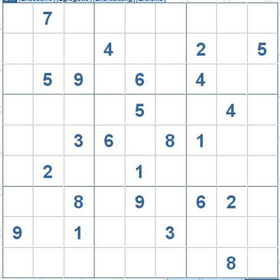 Mời các bạn thử sức với ô số Sudoku 2872 mức độ Khó